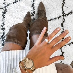 Shoes - Brown Over The Knee Boots Shoes - Brown Over The Knee Boots